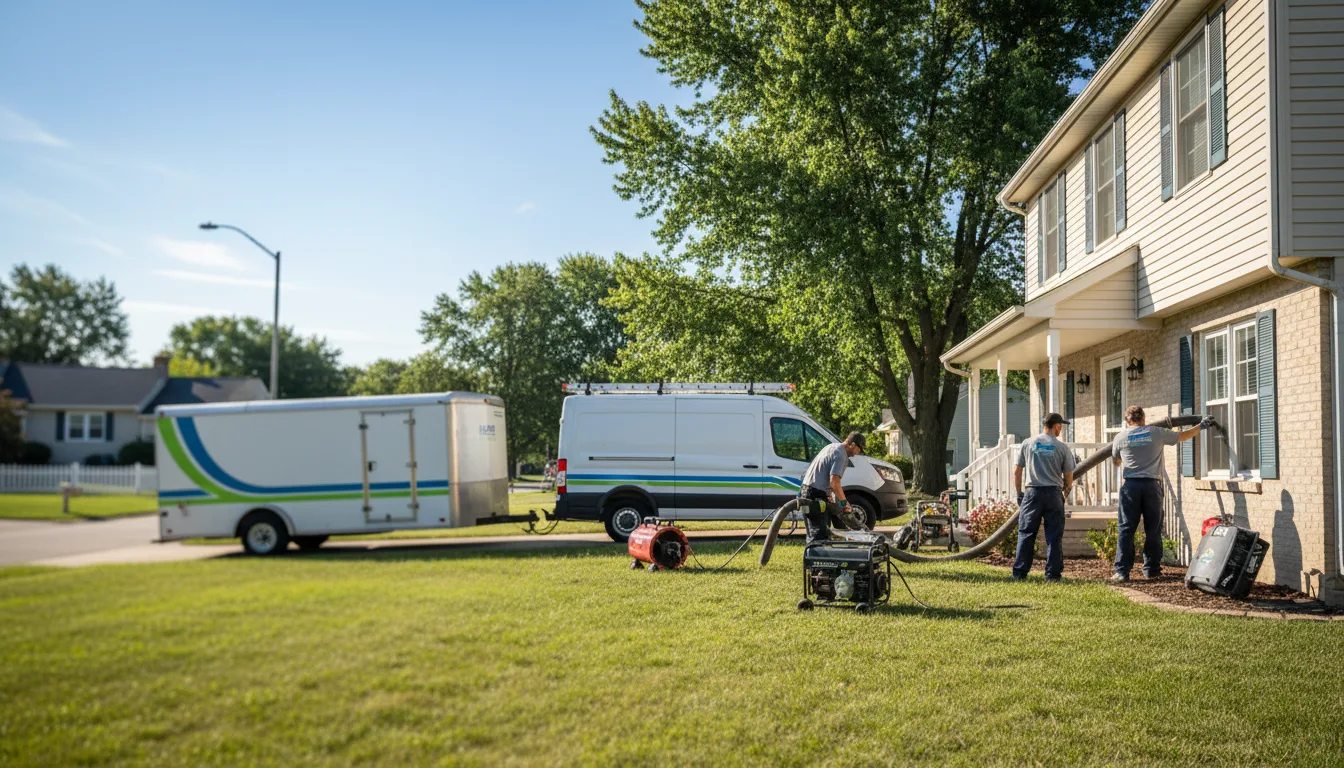 Flooded Basement Restoration And Cleanup With Repair in Andale, KS near me